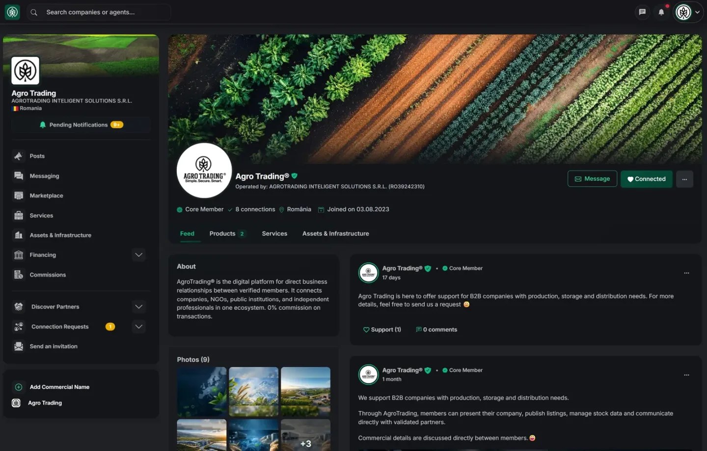 Funkciók AgroTrading
